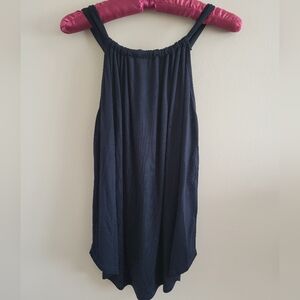 4/$15 SALE Sew In Love | NWOT Black Flowy Boho Tank Top Adjustable Neck Medium